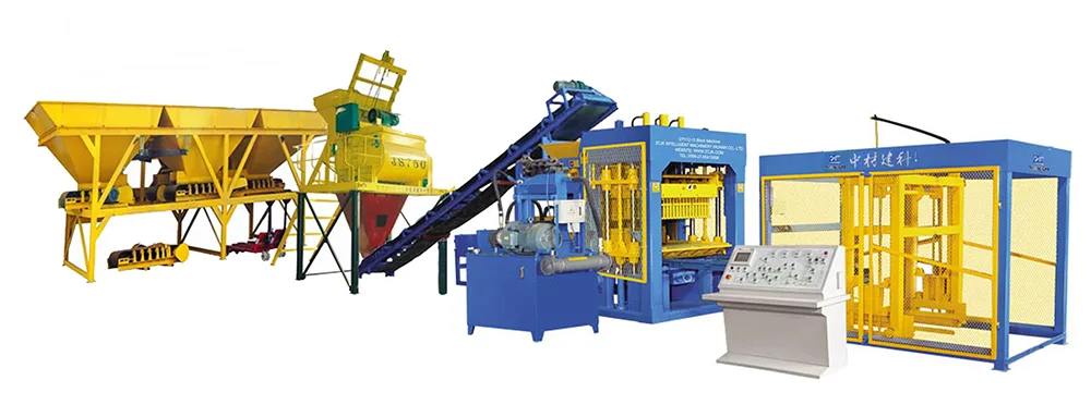 QTY12 Fully Automatic Block Making Machine Line